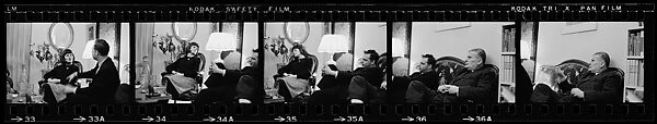 [102 Views of a Party, Possibly Family of Isabelle Evans, Switzerland], Walker Evans (American, St. Louis, Missouri 1903–1975 New Haven, Connecticut), Film negative