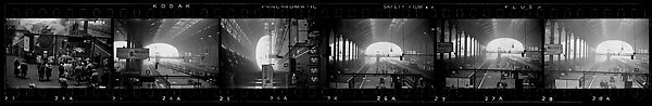 [18 Views of a Railroad Station, Possibly England], Walker Evans (American, St. Louis, Missouri 1903–1975 New Haven, Connecticut), Film negative