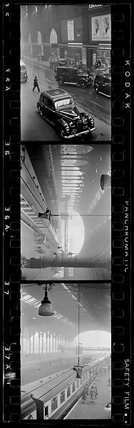 [18 Views of a Railroad Station, Possibly England], Walker Evans (American, St. Louis, Missouri 1903–1975 New Haven, Connecticut), Film negative
