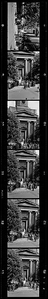 [30 Views of a Wedding Outside Neoclassical Church, London], Walker Evans (American, St. Louis, Missouri 1903–1975 New Haven, Connecticut), Film negative