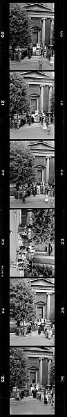 [30 Views of a Wedding Outside Neoclassical Church, London], Walker Evans (American, St. Louis, Missouri 1903–1975 New Haven, Connecticut), Film negative
