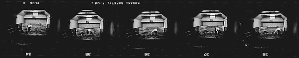[31 Views of Skittle Alley in Pub and Street Scenes, London], Walker Evans (American, St. Louis, Missouri 1903–1975 New Haven, Connecticut), Film negative