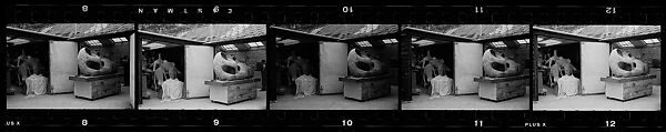 [67 Portraits of Henry Moore and Views of Sculptures], Walker Evans (American, St. Louis, Missouri 1903–1975 New Haven, Connecticut), Film negative