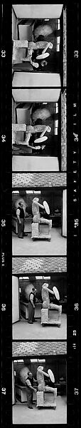 [67 Portraits of Henry Moore and Views of Sculptures], Walker Evans (American, St. Louis, Missouri 1903–1975 New Haven, Connecticut), Film negative