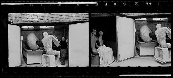 [67 Portraits of Henry Moore and Views of Sculptures], Walker Evans (American, St. Louis, Missouri 1903–1975 New Haven, Connecticut), Film negative