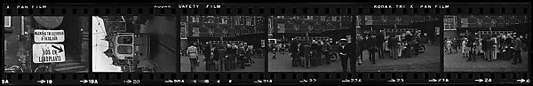 [446 Portraits of Caroline Blackwood, Robert Lowell, and Unidentified Others, Streets Scenes, and Interiors, England and Holland], Walker Evans (American, St. Louis, Missouri 1903–1975 New Haven, Connecticut), Film negative