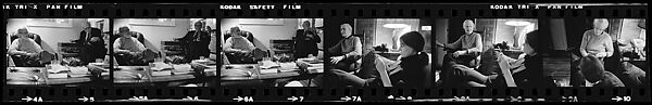 [446 Portraits of Caroline Blackwood, Robert Lowell, and Unidentified Others, Streets Scenes, and Interiors, England and Holland], Walker Evans (American, St. Louis, Missouri 1903–1975 New Haven, Connecticut), Film negative