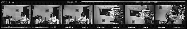 [446 Portraits of Caroline Blackwood, Robert Lowell, and Unidentified Others, Streets Scenes, and Interiors, England and Holland], Walker Evans (American, St. Louis, Missouri 1903–1975 New Haven, Connecticut), Film negative
