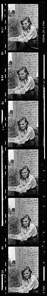 [446 Portraits of Caroline Blackwood, Robert Lowell, and Unidentified Others, Streets Scenes, and Interiors, England and Holland], Walker Evans (American, St. Louis, Missouri 1903–1975 New Haven, Connecticut), Film negative