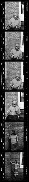 [446 Portraits of Caroline Blackwood, Robert Lowell, and Unidentified Others, Streets Scenes, and Interiors, England and Holland], Walker Evans (American, St. Louis, Missouri 1903–1975 New Haven, Connecticut), Film negative