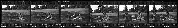 [446 Portraits of Caroline Blackwood, Robert Lowell, and Unidentified Others, Streets Scenes, and Interiors, England and Holland], Walker Evans (American, St. Louis, Missouri 1903–1975 New Haven, Connecticut), Film negative