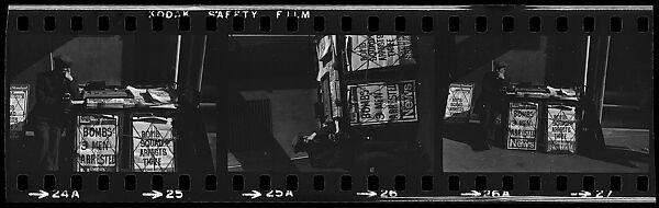 [446 Portraits of Caroline Blackwood, Robert Lowell, and Unidentified Others, Streets Scenes, and Interiors, England and Holland], Walker Evans (American, St. Louis, Missouri 1903–1975 New Haven, Connecticut), Film negative