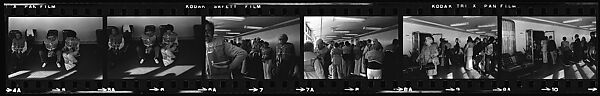 [446 Portraits of Caroline Blackwood, Robert Lowell, and Unidentified Others, Streets Scenes, and Interiors, England and Holland], Walker Evans (American, St. Louis, Missouri 1903–1975 New Haven, Connecticut), Film negative
