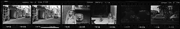 [446 Portraits of Caroline Blackwood, Robert Lowell, and Unidentified Others, Streets Scenes, and Interiors, England and Holland], Walker Evans (American, St. Louis, Missouri 1903–1975 New Haven, Connecticut), Film negative