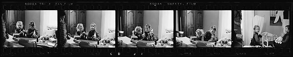[131 Portraits of Isabelle Evans and Family at the Boeschenstein Home, Berne, Switzerland], Walker Evans (American, St. Louis, Missouri 1903–1975 New Haven, Connecticut), Film negative