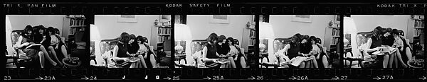 [131 Portraits of Isabelle Evans and Family at the Boeschenstein Home, Berne, Switzerland], Walker Evans (American, St. Louis, Missouri 1903–1975 New Haven, Connecticut), Film negative