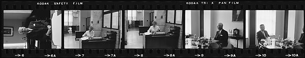 [96 Portraits of Isabelle Evans and Family at the Boeschenstein Home, Berne, Switzerland], Walker Evans (American, St. Louis, Missouri 1903–1975 New Haven, Connecticut), Film negative