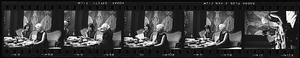 [96 Portraits of Isabelle Evans and Family at the Boeschenstein Home, Berne, Switzerland], Walker Evans (American, St. Louis, Missouri 1903–1975 New Haven, Connecticut), Film negative