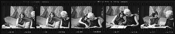 [96 Portraits of Isabelle Evans and Family at the Boeschenstein Home, Berne, Switzerland], Walker Evans (American, St. Louis, Missouri 1903–1975 New Haven, Connecticut), Film negative