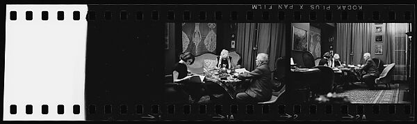 [96 Portraits of Isabelle Evans and Family at the Boeschenstein Home, Berne, Switzerland], Walker Evans (American, St. Louis, Missouri 1903–1975 New Haven, Connecticut), Film negative
