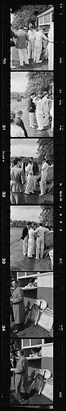 [Six 35mm Film Frames: Views of Cricket Match, England], Walker Evans (American, St. Louis, Missouri 1903–1975 New Haven, Connecticut), Film negative 