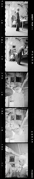 [50 Portraits of the Painter John Piper in his Studio, England], Walker Evans (American, St. Louis, Missouri 1903–1975 New Haven, Connecticut), Film negative