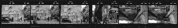 [213 Views of Paris: Architecture, Street Scenes, Portraits], Walker Evans (American, St. Louis, Missouri 1903–1975 New Haven, Connecticut), Film negative