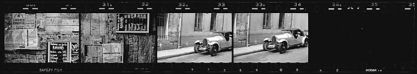 [213 Views of Paris: Architecture, Street Scenes, Portraits], Walker Evans (American, St. Louis, Missouri 1903–1975 New Haven, Connecticut), Film negative