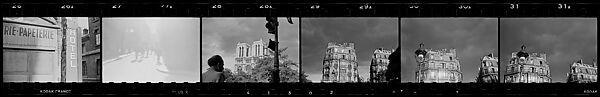 [213 Views of Paris: Architecture, Street Scenes, Portraits], Walker Evans (American, St. Louis, Missouri 1903–1975 New Haven, Connecticut), Film negative