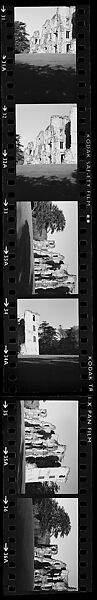 [154 Portraits of the Family of Isabelle Boeschenstein Evans and Architectural Views, Berne, Switzerland--NEGATIVES .103-.118 ARE DAMAGED], Walker Evans (American, St. Louis, Missouri 1903–1975 New Haven, Connecticut), Film negative
