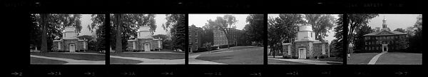 [13 Architectural Views and Views of Motorboat, Possibly Maine], Walker Evans (American, St. Louis, Missouri 1903–1975 New Haven, Connecticut), Film negative 