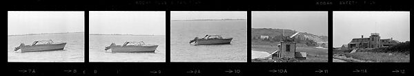 [13 Architectural Views and Views of Motorboat, Possibly Maine], Walker Evans (American, St. Louis, Missouri 1903–1975 New Haven, Connecticut), Film negative
