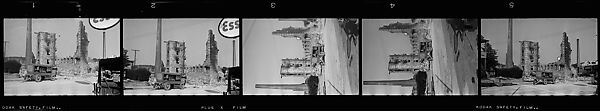 [28 Views of Demolished Buildings, Possibly Flood], Walker Evans (American, St. Louis, Missouri 1903–1975 New Haven, Connecticut), Film negative 