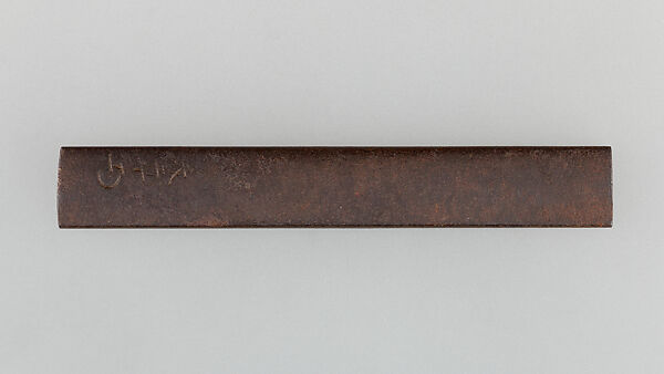 Knife Handle (Kozuka), Iron, gold, copper, copper-silver alloy (shibuichi), Japanese