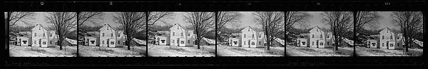 [28 Views of House and Trees, Possibly Mount Kisco, New York], Walker Evans (American, St. Louis, Missouri 1903–1975 New Haven, Connecticut), Film negative 