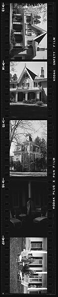 [38 Architectural Details of Victorian House and Views of Unidentified People on Lawn], Walker Evans (American, St. Louis, Missouri 1903–1975 New Haven, Connecticut), Film negative