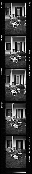 [38 Architectural Details of Victorian House and Views of Unidentified People on Lawn], Walker Evans (American, St. Louis, Missouri 1903–1975 New Haven, Connecticut), Film negative