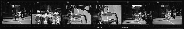 [32 Views of Pedestrians and Storefronts, Uniontown, Maryland], Walker Evans (American, St. Louis, Missouri 1903–1975 New Haven, Connecticut), Film negative