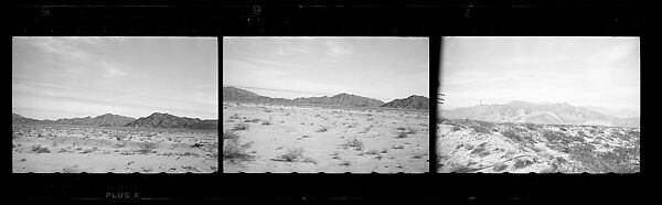 [117 Views of California Landscape from Train Window and 3 Portraits of Unidentified Woman in Restaurant], Walker Evans (American, St. Louis, Missouri 1903–1975 New Haven, Connecticut), Film negative