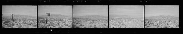 [117 Views of California Landscape from Train Window and 3 Portraits of Unidentified Woman in Restaurant], Walker Evans (American, St. Louis, Missouri 1903–1975 New Haven, Connecticut), Film negative