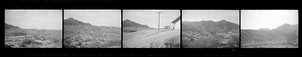 [117 Views of California Landscape from Train Window and 3 Portraits of Unidentified Woman in Restaurant], Walker Evans (American, St. Louis, Missouri 1903–1975 New Haven, Connecticut), Film negative