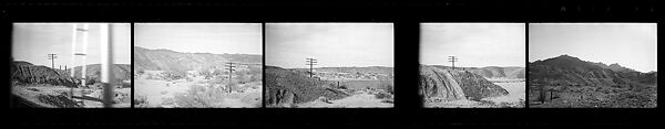 [117 Views of California Landscape from Train Window and 3 Portraits of Unidentified Woman in Restaurant], Walker Evans (American, St. Louis, Missouri 1903–1975 New Haven, Connecticut), Film negative