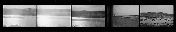 [117 Views of California Landscape from Train Window and 3 Portraits of Unidentified Woman in Restaurant], Walker Evans (American, St. Louis, Missouri 1903–1975 New Haven, Connecticut), Film negative