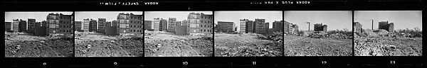 [36 Views of Demolished Buildings, Upper West Side, New York City], Walker Evans (American, St. Louis, Missouri 1903–1975 New Haven, Connecticut), Film negative