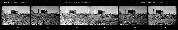 [36 Views of Demolished Buildings, Upper West Side, New York City], Walker Evans (American, St. Louis, Missouri 1903–1975 New Haven, Connecticut), Film negative