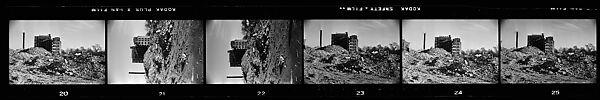 [36 Views of Demolished Buildings, Upper West Side, New York City], Walker Evans (American, St. Louis, Missouri 1903–1975 New Haven, Connecticut), Film negative