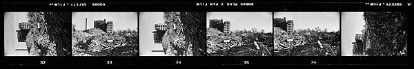 [36 Views of Demolished Buildings, Upper West Side, New York City], Walker Evans (American, St. Louis, Missouri 1903–1975 New Haven, Connecticut), Film negative