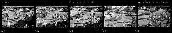 [23 Views of Pedestrians at Railroad Station and Unidentified People at Dinner Party], Walker Evans (American, St. Louis, Missouri 1903–1975 New Haven, Connecticut), Film negative