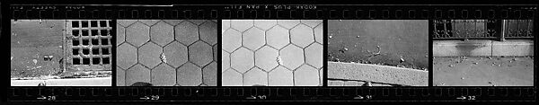 [40 Studies of Street Debris, Manhole Covers, and Trash Bins, New York City], Walker Evans (American, St. Louis, Missouri 1903–1975 New Haven, Connecticut), Film negative