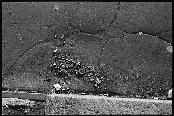 [40 Studies of Street Debris, Manhole Covers, and Trash Bins, New York City], Walker Evans (American, St. Louis, Missouri 1903–1975 New Haven, Connecticut), Film negative